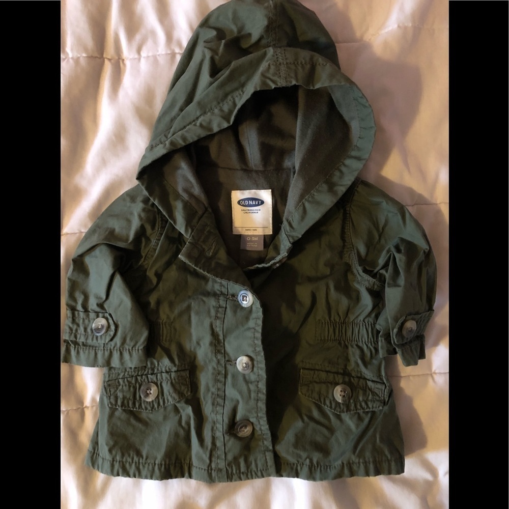 🌟4/$16🌟 VGUC Old Navy Baby Girl jacket  0-3m